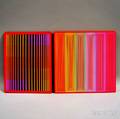 Richard Anuszkiewicz American b 1930 Two Abstract Works