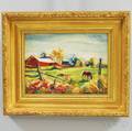 John Fulton Folinsbee American 18921972 Farm Scene