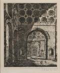 Luigi Rossini Italian 17901857 Veduta duna delle navate minori del Tempio della Pace