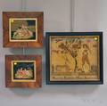 Three Framed Needlepoint Pictures