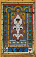 Framed Stained Glass Decorative Panel