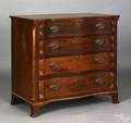 Western Pennsylvania Federal walnut chest of drawers ca 1805