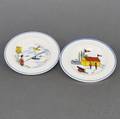 Two Wedgwood Queens Ware Noahs Ark Toy Dinner Wares