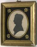 American hollow cut silhouette of a gentleman ca 1830