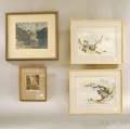 Four Assorted Framed Works