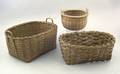Nantucket basket with wooden handles