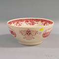 Wedgwood Transferdecorated Harvard Tercentenary Punch Bowl