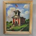 Hazel Finck American 18941977 The Old Schoolhouse