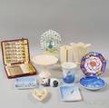 Twelve Assorted Mostly American and Continental Porcelain Articles