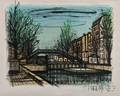 After Bernard Buffet French 19281999 Canal St Martin