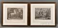 After Johann Elias Ridinger German 16981767 Two Works Danish Horse