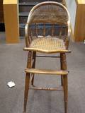 Late Victorian Oak Bentwood High Chair