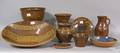 Group of Foltz pottery redware