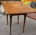 Queen Anne Pine and Maple Breadboardtop Tavern Table