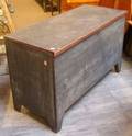 Blue Painted SixBoard Blanket Chest