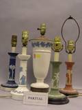 Ten Wedgwood Table Lamp Bases