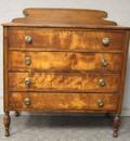 Late Federal Birch FourDrawer Chest