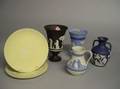 Six Modern Wedgwood Solid Jasper Items