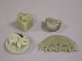 Four Asian Carved Jade Articles