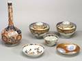 Fifteen Pieces of Japanese Imari Porcelain Tableware