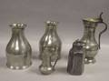 Five Continental Pewter Tablewares