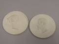 Sevres Napoleon II and Eugenia Profile Portrait Medallions