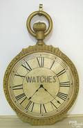 Cast metal double sided watchmakers trade sign late 19th c