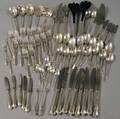 Wallace Grand Colonial Sterling Silver Flatware Service for Eight