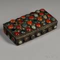 Small Hardstonemounted Silver Box