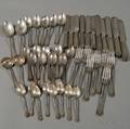 Dominick  Haff Queen Anne Sterling Silver Partial Flatware Service
