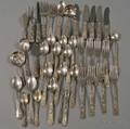 S Kirk  Sons Repousse Sterling Silver Partial Flatware Service
