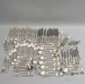 Easterling American Classic Partial Sterling Silver Flatware Service for Twelve