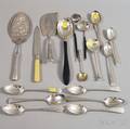 Small Group of Mostly Sterling and Coin Silver Flatware Serving Pieces