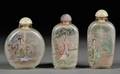 Three Interiorpainted Snuff Bottles