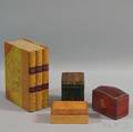 Four Leather Boxes