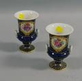 Pair of Meissen Porcelain Urns