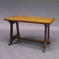 Early Arts and Crafts Oak Library Table