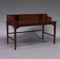 George IIIstyle Mahogany Veneer Inlaid Desk