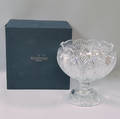 Modern Waterford Cut Crystal Footed Punch Bowl