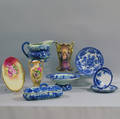Twelve Pottery and Porcelain Items