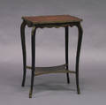 French Louis XVstyle Marquetryinlaid Side Table