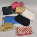 Eight Assorted Ladys Evening Handbags and Clutches