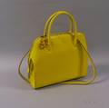 Salvatore Ferragamo Yellow Leather Shoulder Bag