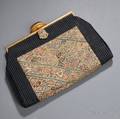 Embroidered Silk Evening Clutch