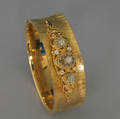 14kt Gold and Diamond Bangle Bracelet