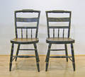 Pair of Hitchcock style side chairs