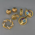 Small Group of Gold Gemset Jewelry