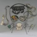 Small Group of Mostly Sterling Silver Jewelry
