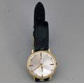 Gentlemans 18kt Goldplated Omega Seamaster Wristwatch