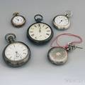 Five Silver Pocket Watches